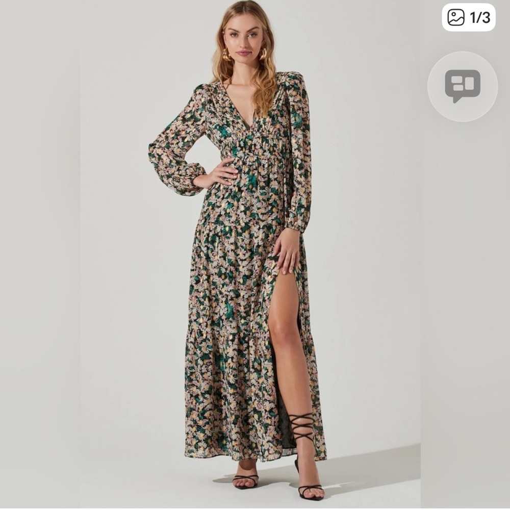 Astr Francesca Floral Maxi Dress from REVOLVE - Multicolor